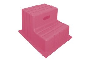 Standard 2 Step Mounting Block Pink