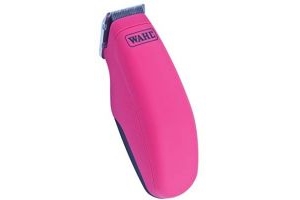 Wahl Dog Clipper Pocket Pro Trimmer for Pets, Trim and Tidy Up Smaller Areas, Battery Powered, Pink