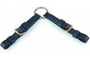 SHIRES BLENHEIM LEATHER TWO WAY IN HAND COUPLING ONE SIZE BLACK