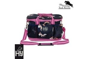 Hy Unicorn Grooming Bag   NAVY/CANDY PINK   Handy for Competition Days