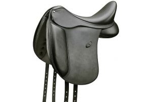 Arena By Bates High Wither Adjustable Leather Dressage Saddle With HART 16.5-18