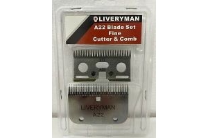 Liveryman A2 Medium A22 Fine Horse Clipper Blades Cutter Combs