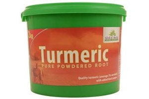 Global Herbs Turmeric Gold Health Supplement 1.8kg Clear