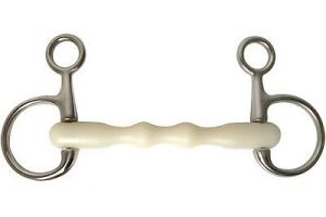 Happy Mouth Bit Hanging Cheek Horse Pony Bar Mouth Snaffle Gag - All Sizes!