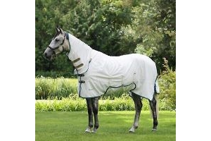 Shires Tempest Plus Sweet-Itch Combo Rug - White