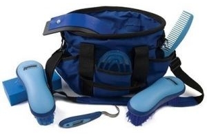 Roma Deluxe Carry Bag Grooming Kit Blue