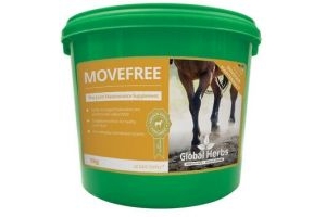 Global Herbs Movefree Maintenance, 1kg tub, Ultimate Joint Horse Feed Supplement