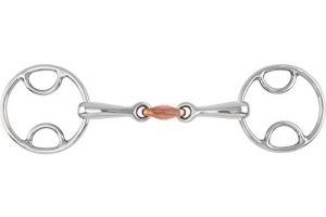 Shires Equestrian - Bevel Bit With Copper Lozenge - S/steel - Size: 5