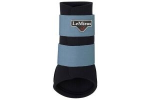 The LeMieux Grafter Brushing Boots in Ice Blue Large