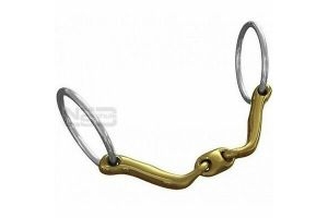 Neue Schule Verbindend 16mm Mouth 70mm Loose Ring Snaffle Bit Dressage Legal