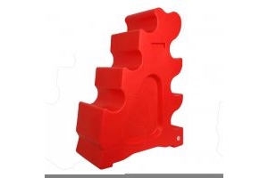 Sloping Jump Block Red