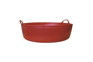 TubTrugs Flexible Shallow Bucket Red