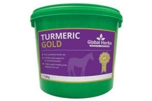 Global Herbs Turmeric Gold digestion, skin and joints horse Supplements