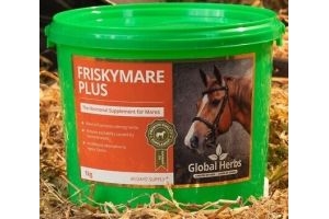 Global Herbs FriskyMare Plus Hormonal Mare Behavior Calming Horse Supplement