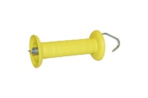 Trilanco Gate Handle with Hook and Tension Spring Yellow