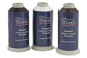 Shires Waxed Plaiting/Braiding Thread - 1095W