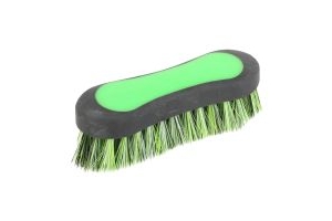 Shires Ezi-Groom Face Brush Green