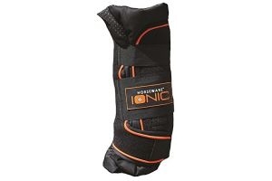 Horseware Rambo Ionic Stable Boots Full Black/Orange & Black