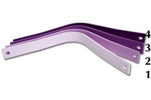 Gullet Plate for Wintec Wide Saddle, Width 4, Purple