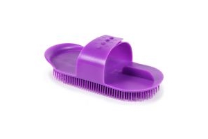 Shires Plastic Curry Comb Purple