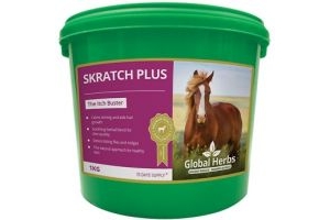 Global Herbs Skratch Plus Powder 1kg for Horses + FREE SHIPPING