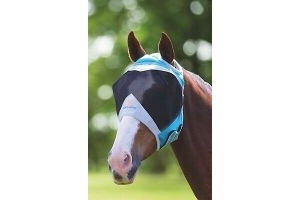 Shires Flyguard Fine Mesh Fly Mask with Ear Holes, 5 Sizes UV Protection