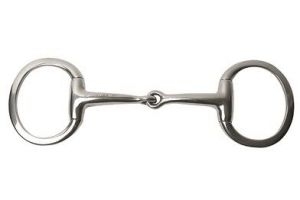 Korsteel Featherweight Thin Mouth Flat Ring Eggbutt Snaffle ALL SIZES