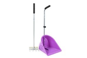 Shires Manure Scoop Tall Handle Purple