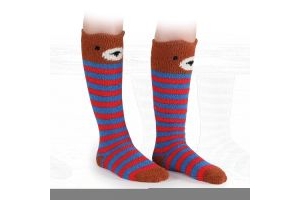 Shires Adult Fluffy Socks Bear