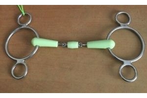 Shires Equikind Two Ring Gag With Peanut - 4.5