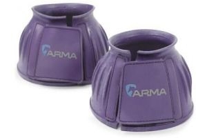 Shires ARMA Touch Close Over Reach Boots - Purple