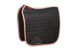 Therapy-Tec Dressage Saddle Pad Black/Silver/Red