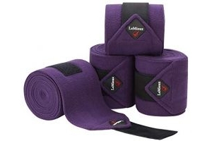 LeMieux Luxury Polo Bandages Blackcurrant