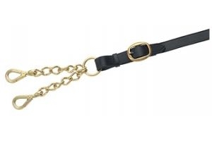 Shires Blenheim Leather Lead Rein With Newmarket Chain