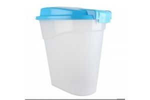 Petface Plastic Feed Storage Bin 15L Blue