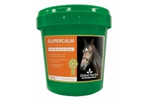 Global Herbs SuperCalm Horse Supplements Calmer - 500g, 1kg or 1Litre
