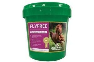 Global Herbs FlyFree Powder Summer Horse Fly Repellent Feed Supplement