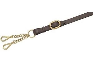 Shires Blenheim Leather Lead Rein with Large Newmarket Chain