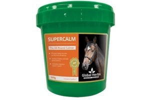 Global Herbs SuperCalm 1kg Tub, Calmer, Horse Feed Supplement