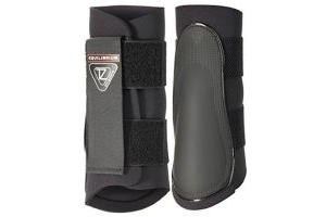 equilibrium Unisex's Tri-Zone Brushing Boots-Black, Medium