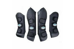 HORSE TRAVEL BOOTS | WeatherBeeta Deluxe Travel Boots SET of 4 BLACK or NAVY