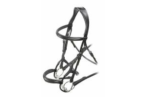 Shires Velociti Rolled Padded Cavesson Bridle