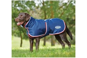 WeatherBeeta Parka 1200D Deluxe Dog Rug Navy/Red/White