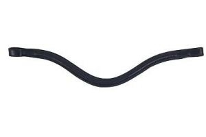 Collegiate Curved Raised Browband IV - Black