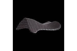Acavallo Respira Air-Release Gel Pad & Back Riser Black with a new design