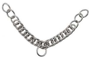 Shires Double Link Curb Chain - Stainless steel
