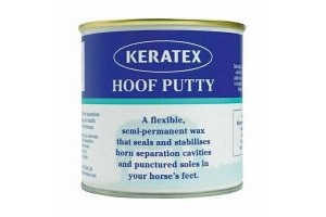 Keratex Hoof Putty 200g Flexible Wax Plugs and Repairs Holes in Horse sole feet