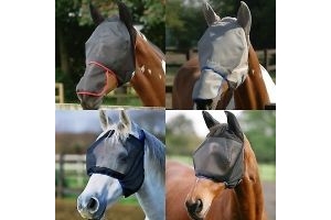 EQUILIBRIUM FIELD RELIEF FLY MASK MIDI or MAX WITH/WITHOUT EAR MUZZLE PROTECTION