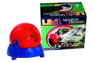 Likit Signature Tongue Twister - Red - Clear, Unisex