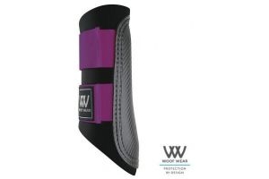 Woof Wear, Club Brushing Boots, Medium, Ultra Violet and Black, FREE UK Postage